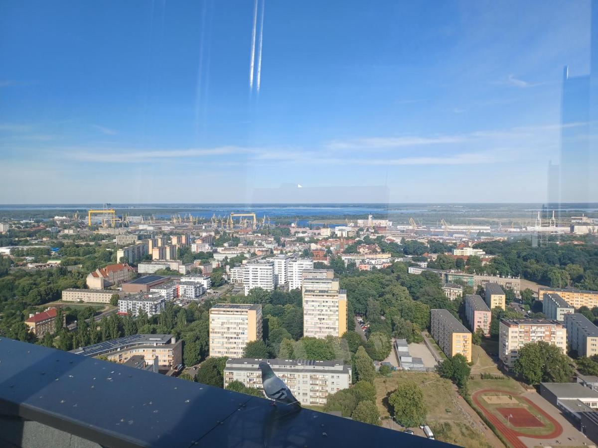 Hanza Tower Ajp Lux Apartment شتشيتسين المظهر الخارجي الصورة